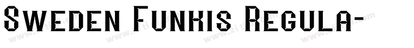 Sweden Funkis Regula字体转换